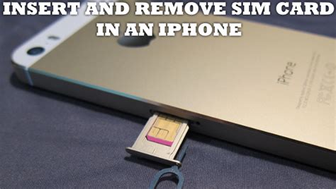how to put sim card in iphone 5|iPhone 5 How To: Insert / Remove a SIM Card .